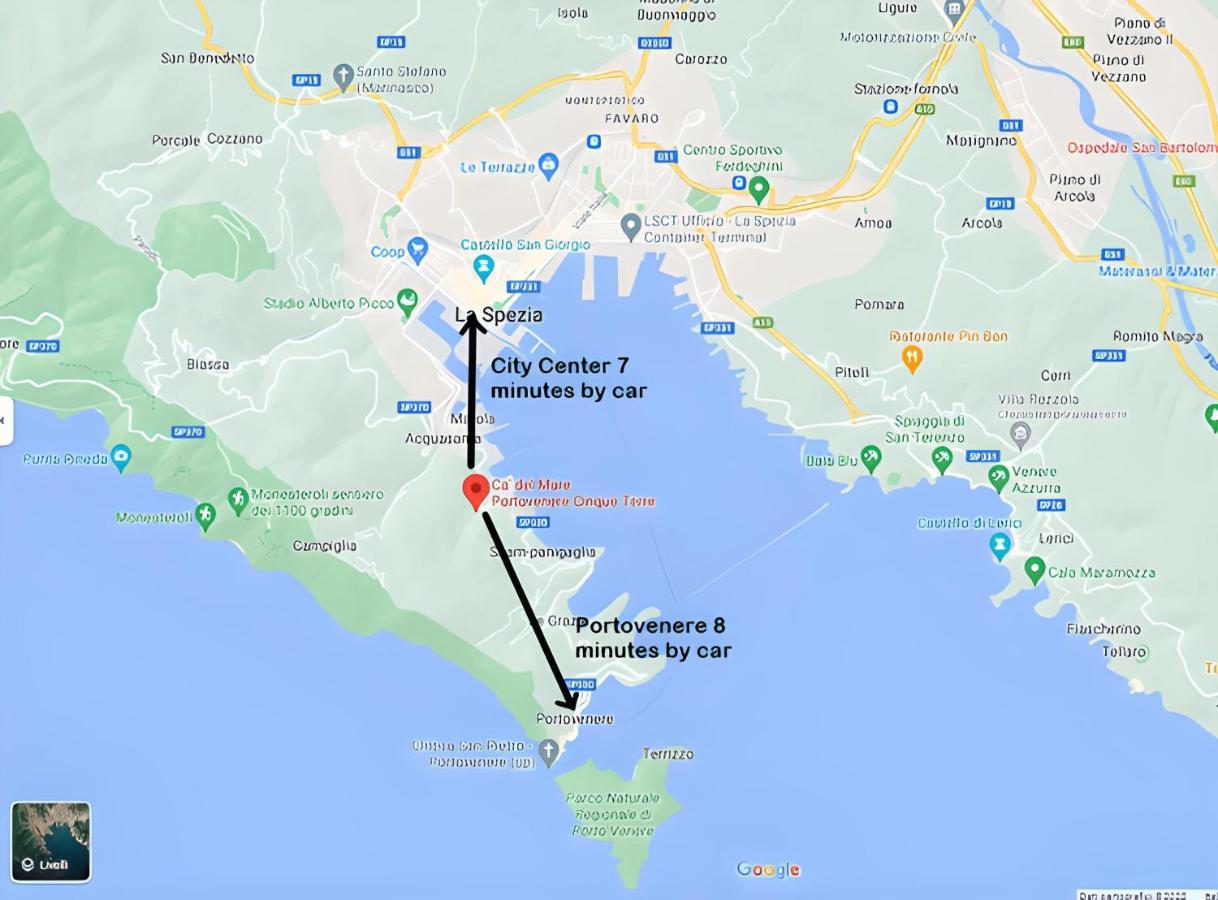 Apartament Ca Del Mare - Free Parking La Spezia Zewnętrze zdjęcie